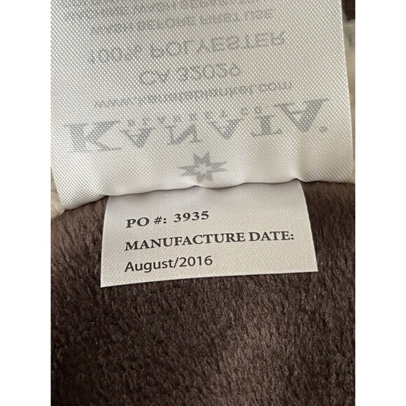 Willowtree Sherpa Fleece Throw Blanket Brown Polyester Soft Cozy Kanata NWT - Picture 11 of 12